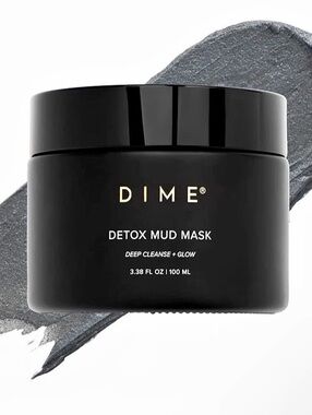 DIME Beauty Detox Mud Mask - Dead Sea Mud Mask, 3.38 oz